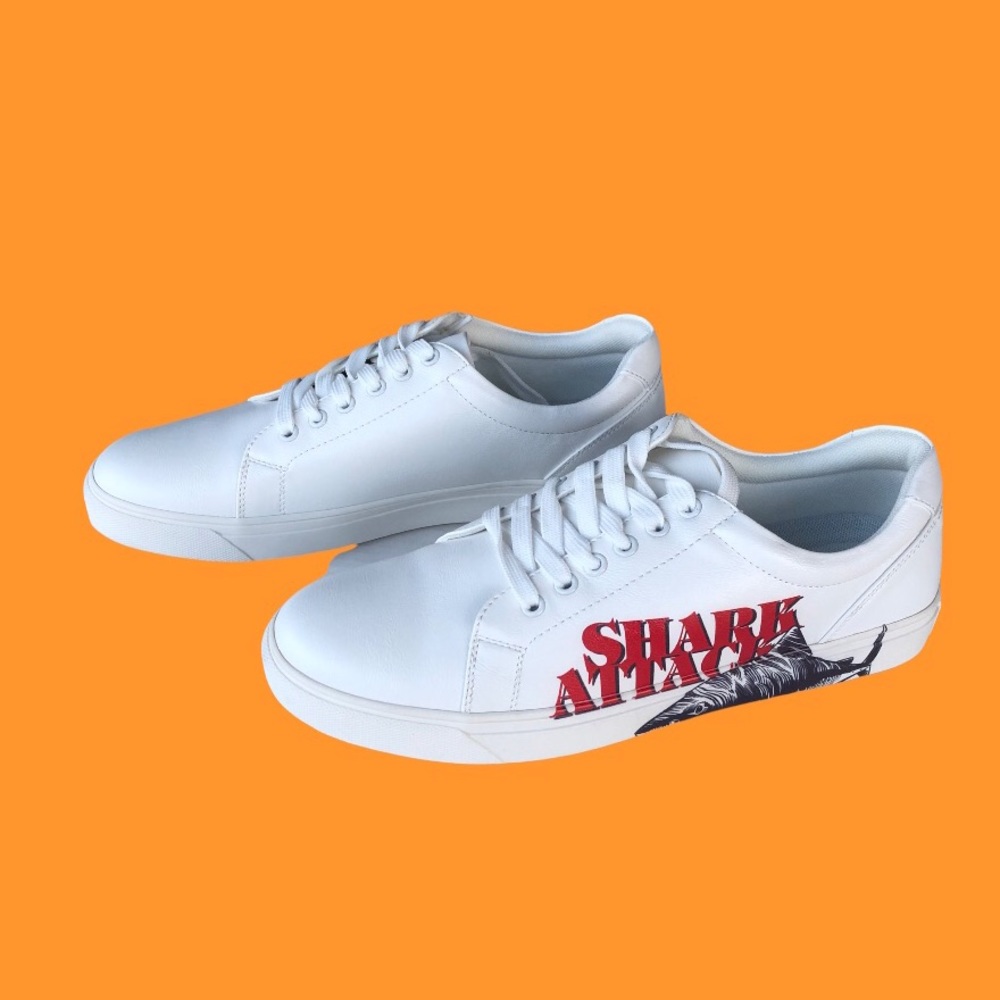Vostey Shark Attack Sneakers
